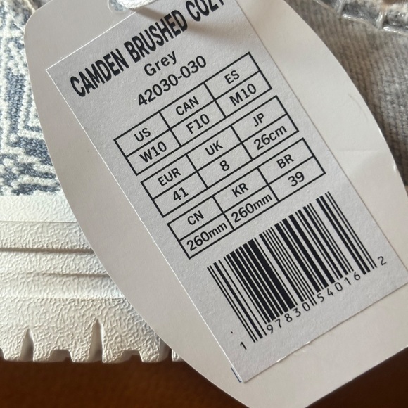 NWT - HEY DUDE Camden Brushed Cozy - SZ 10 - Picture 4 of 15